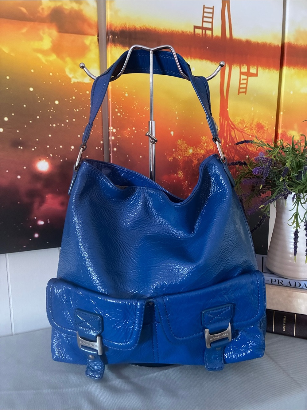 Michael Kors Patent Leather Shoulder Bag